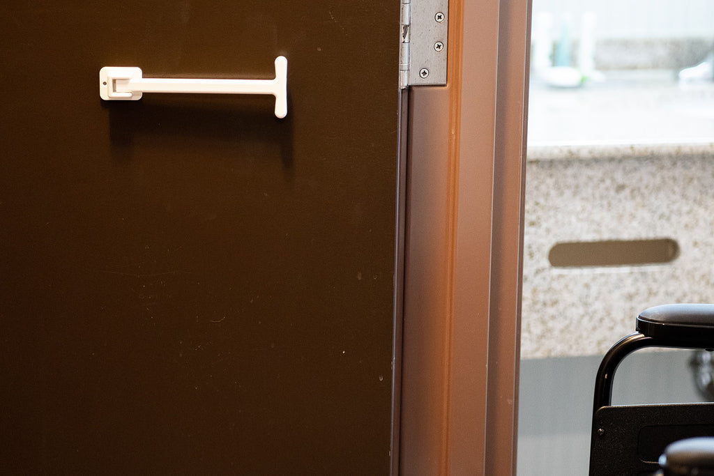 Door without easy reach